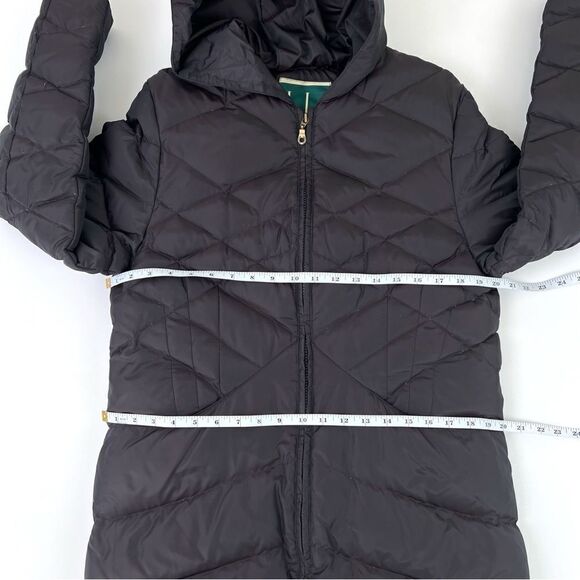 Larry Levine Quilted Puffer Down Long Coat Hooded Jacket - Picture 8 of 11